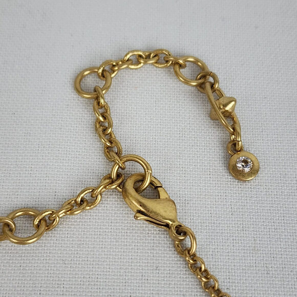 Cabi Bon Vivant Gold Flower Necklace & Bracelet - Picture 5 of 11